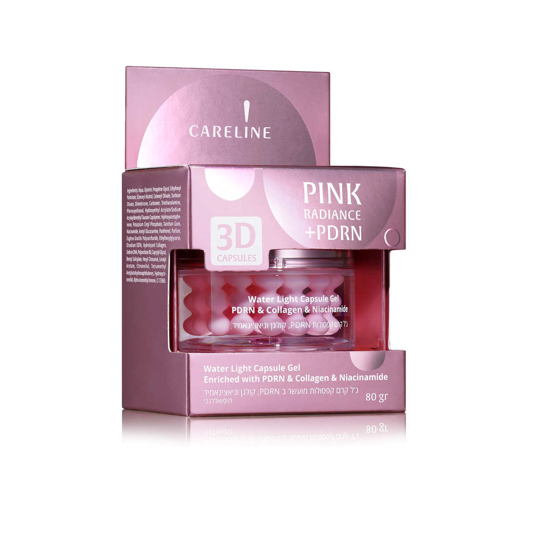 Pink Radiance קרם קפסולות PDRN וקולגן