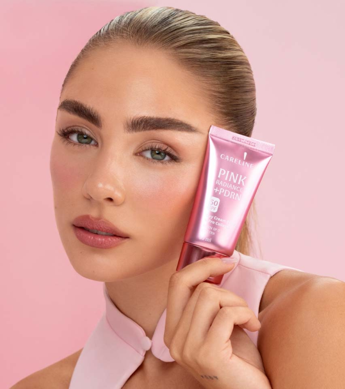 Pink Radiance קרם יום PDRN וקולגן 50 SPF