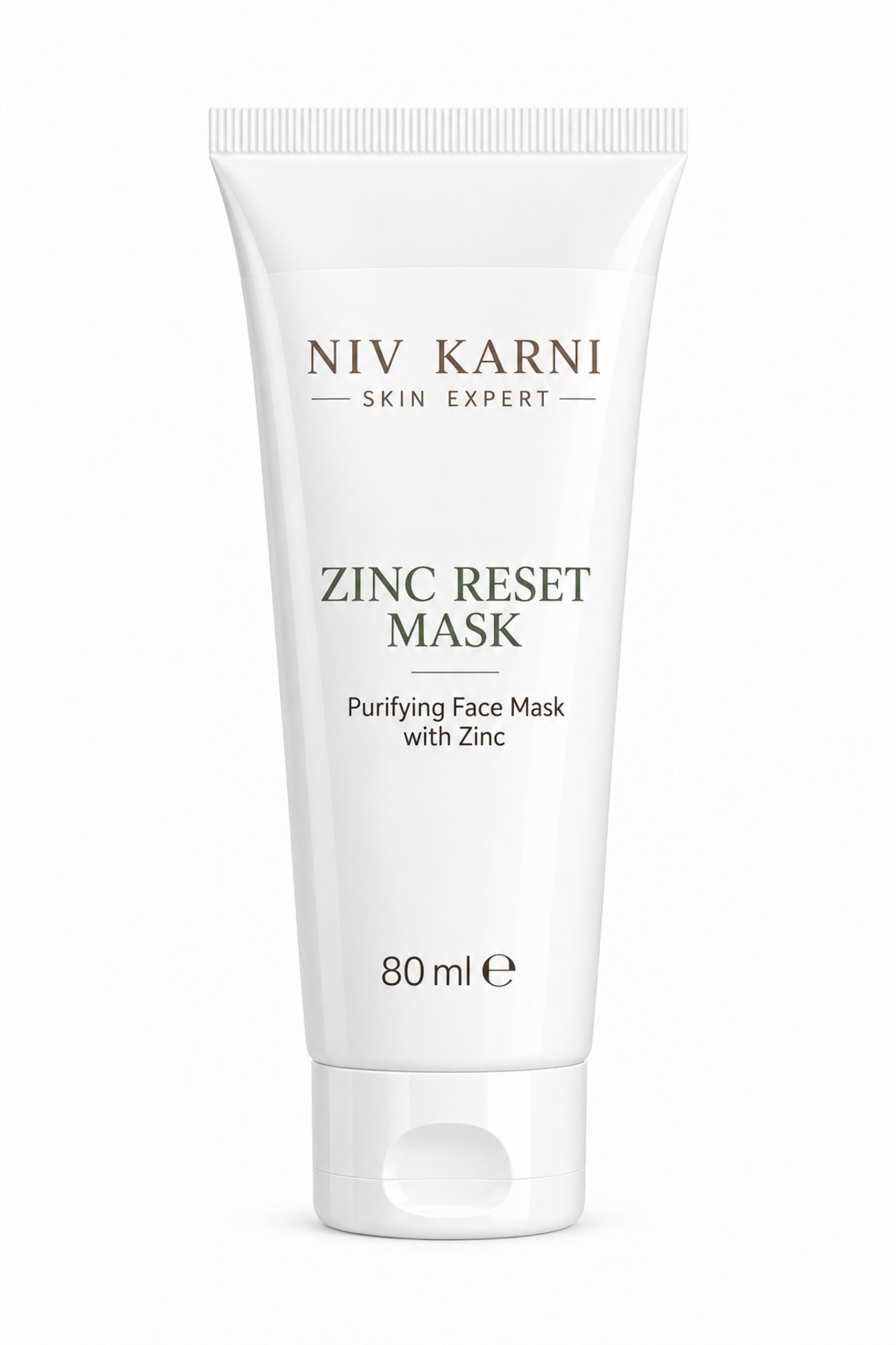 ZINC RESET MASK – Niv Karni Skin Expert | מסכת אבץ מטהרת לעור שמן, מעורב ונוטה לפצעונים