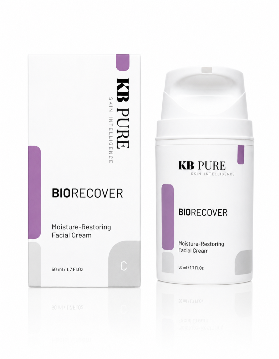 BIORECOVER | KB PURE – ביורקובר קרם לחות ושיקום לעור יבש, רגיש ופגום | קייבי פיור