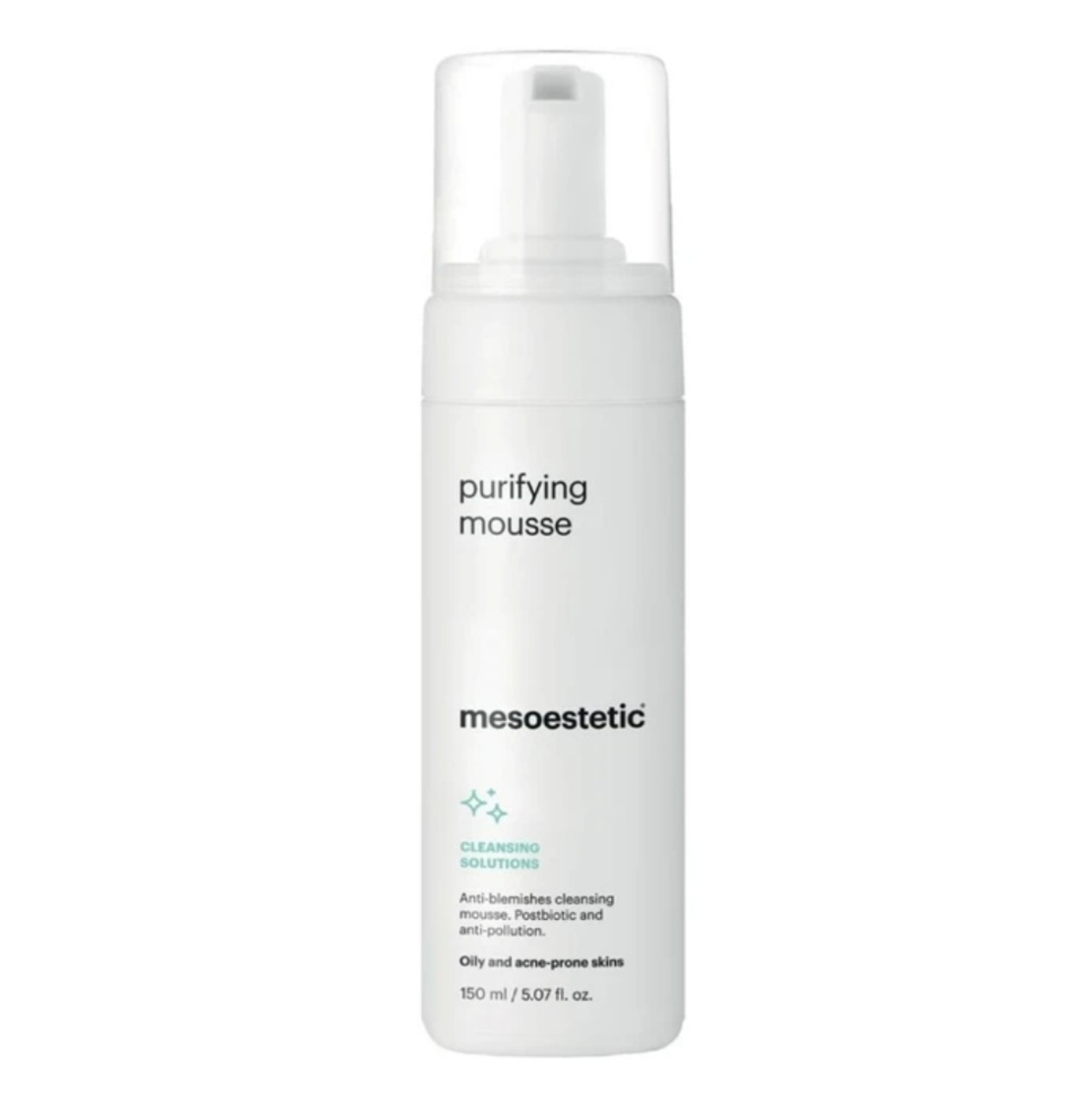 Mesoestetic purifying mousse foam cleanser סבון קצף מטהר מזואסתטיק