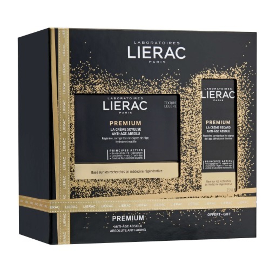 ערכת פרימיום אנטי איג'ינג LIERAC מתנה-קרם עיניים