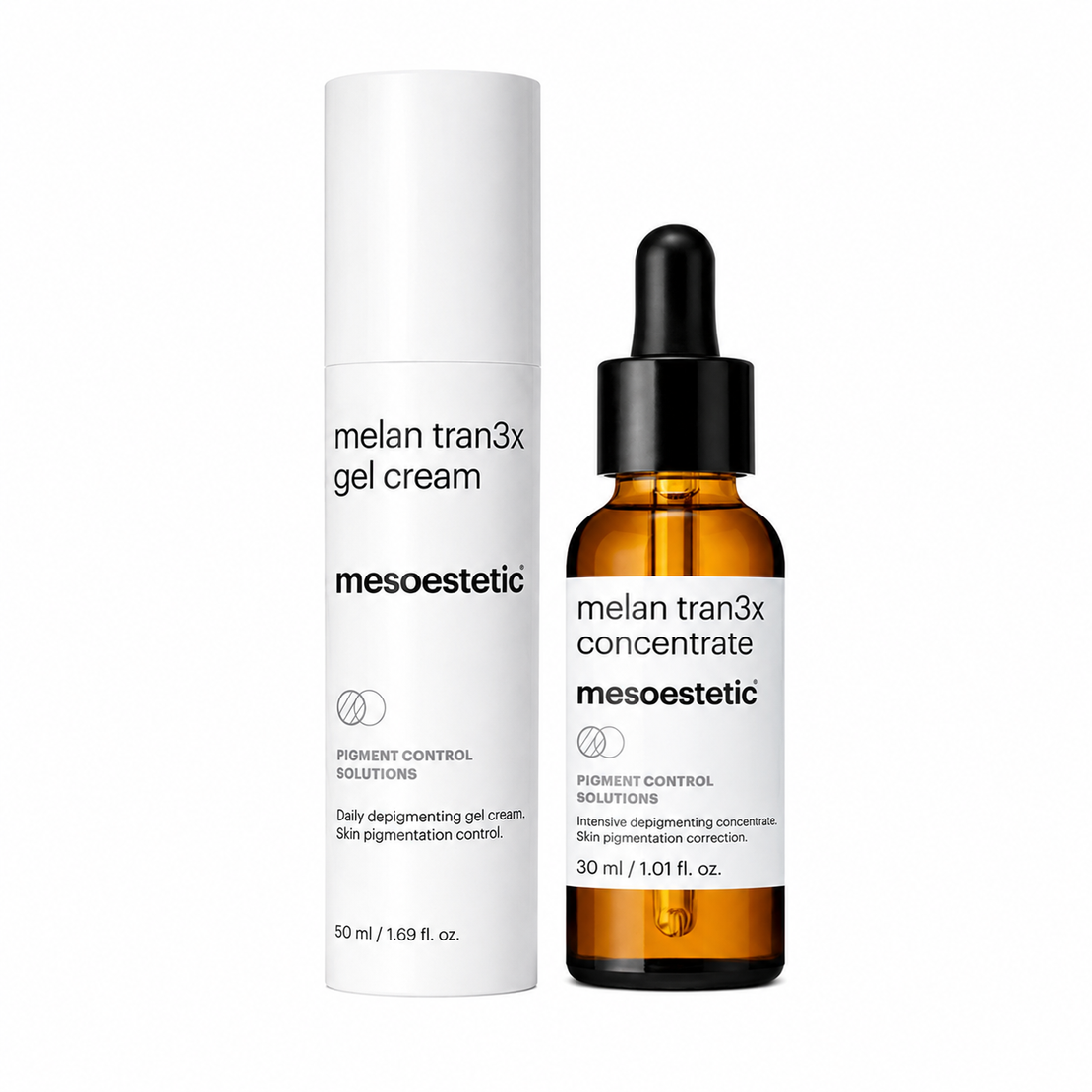 ערכת Mesoestetic Melan Tran3X | ערכת הבהרה עוצמתית - מזואסתטיק