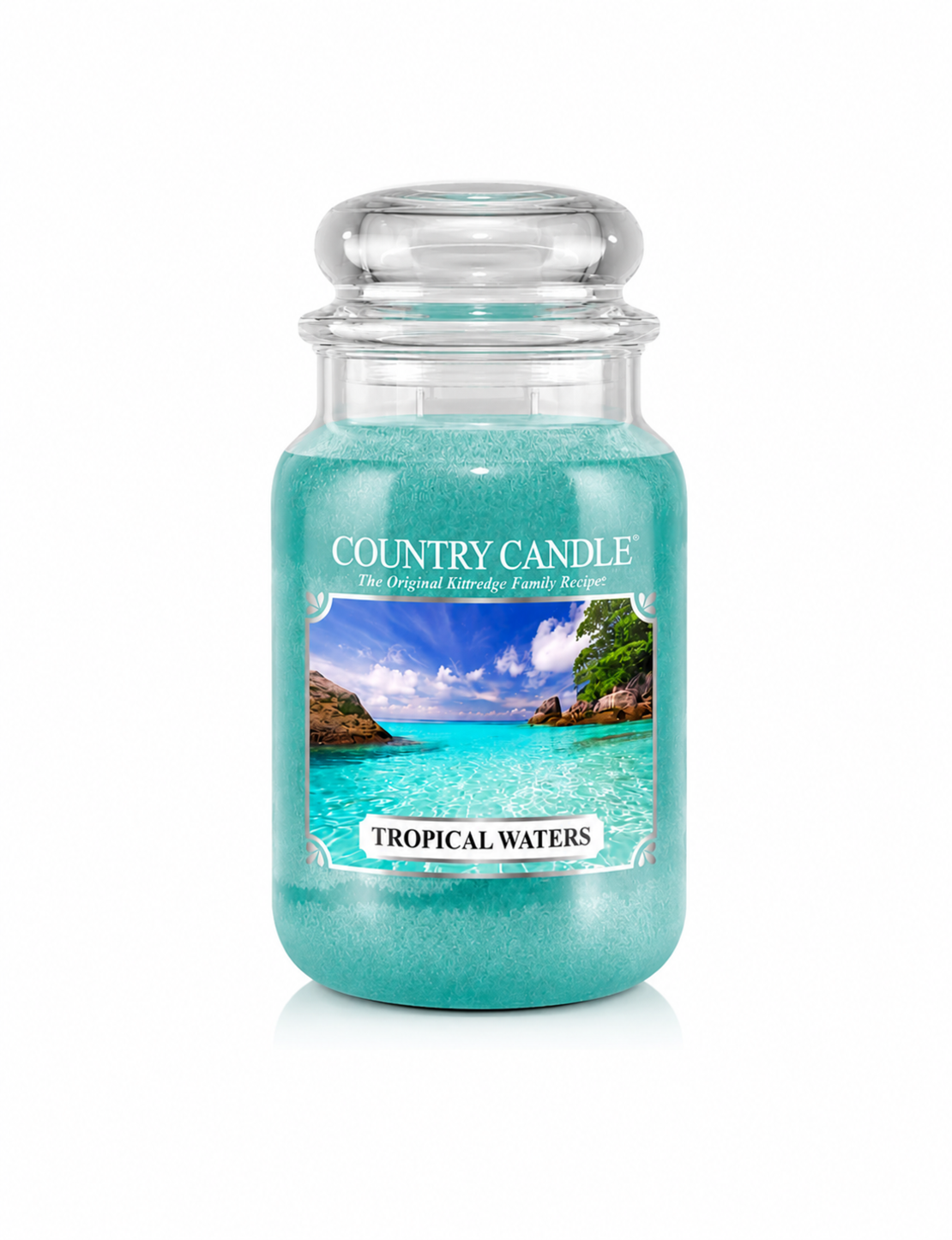 Tropical Waters | Country Candle – נר ריחני בניחוח ים טרופי, קוקוס והדרים