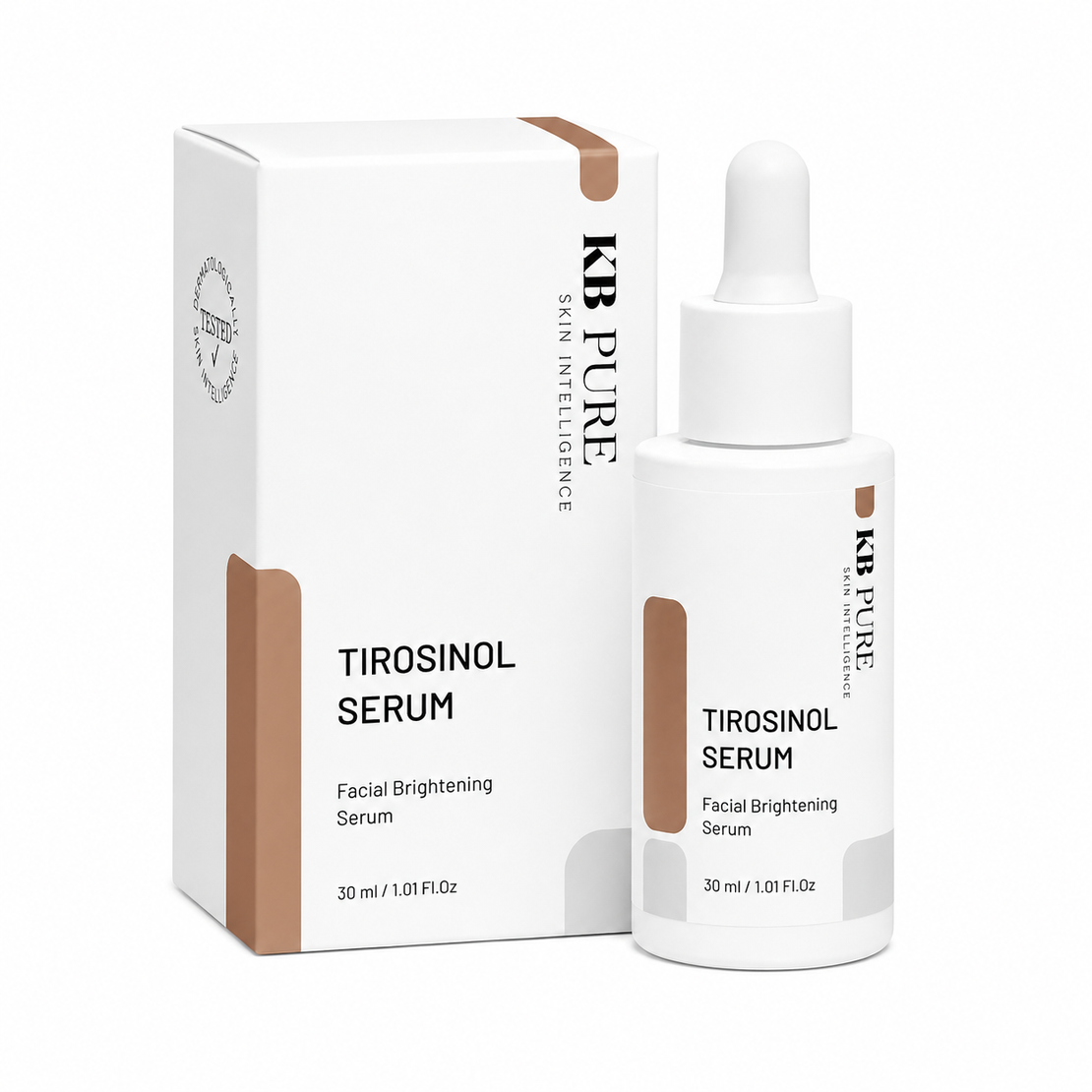 TIROSINOL SERUM KB | PURE - טרזינול סרום מקצועי להבהרה ואחידות גוון העור | קייבי פיור