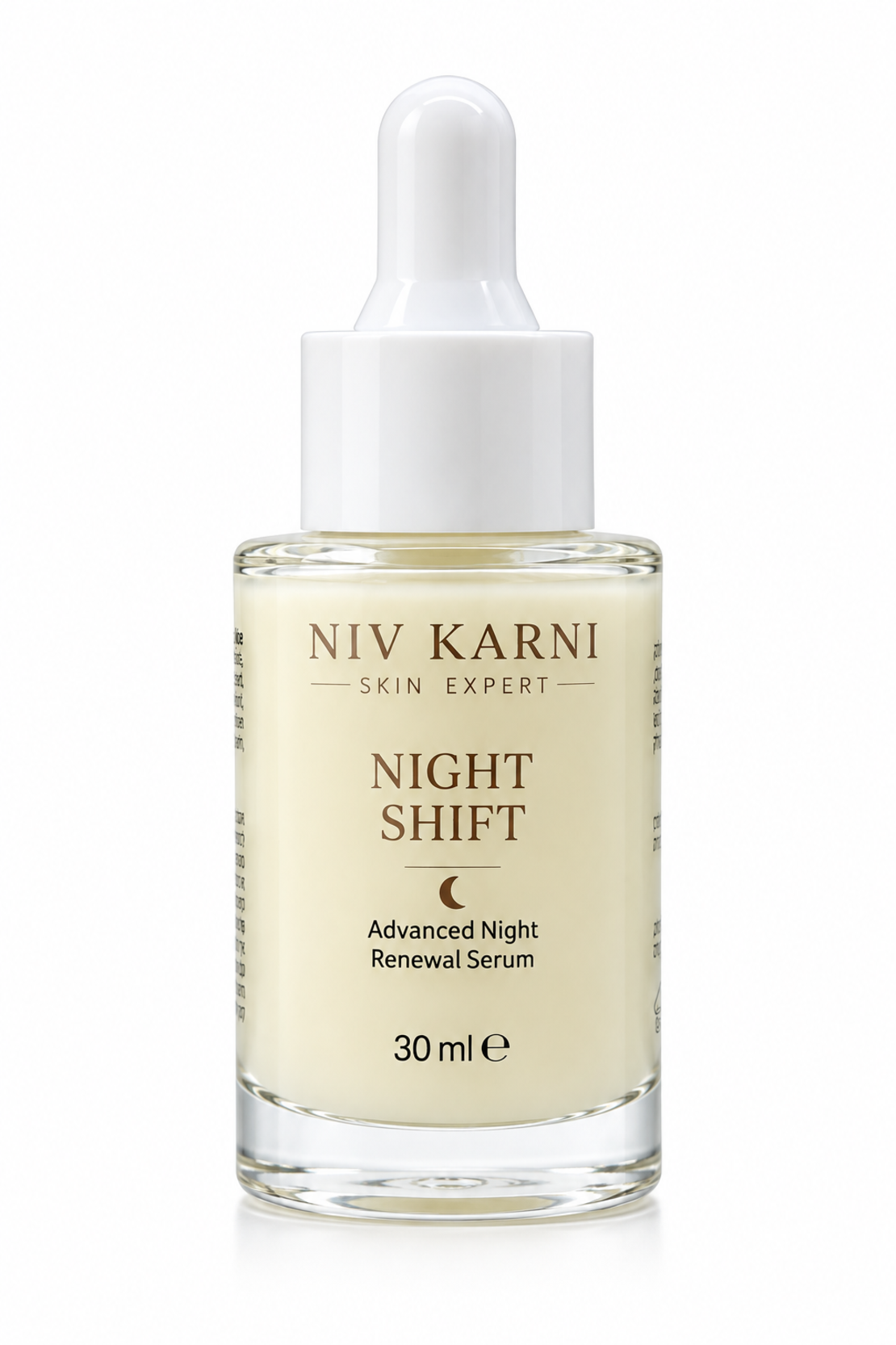NIGHT SHIFT – Niv Karni Skin Expert  | סרום לילה רטינול מתקדם לחידוש העור, אנטי אייג׳ינג שיפור המרקם ומראה מתוח וחלק יותר