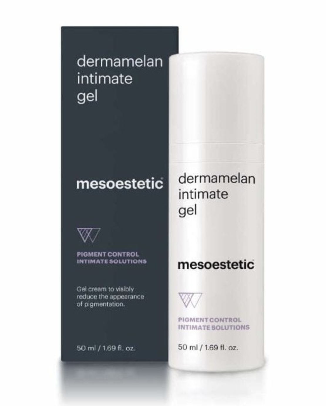 קרם הבהרה לאזור האינטימי, שחי, מפשעות, ישבן dermamelan intimate gel mesoestetic