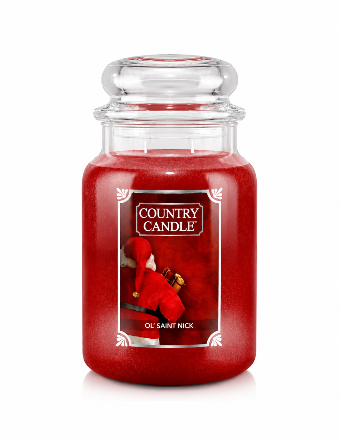 Country Candle – Ol’ Saint Nick | נר ריחני בניחוח פירות אדומים, וניל ותבלינים חמים