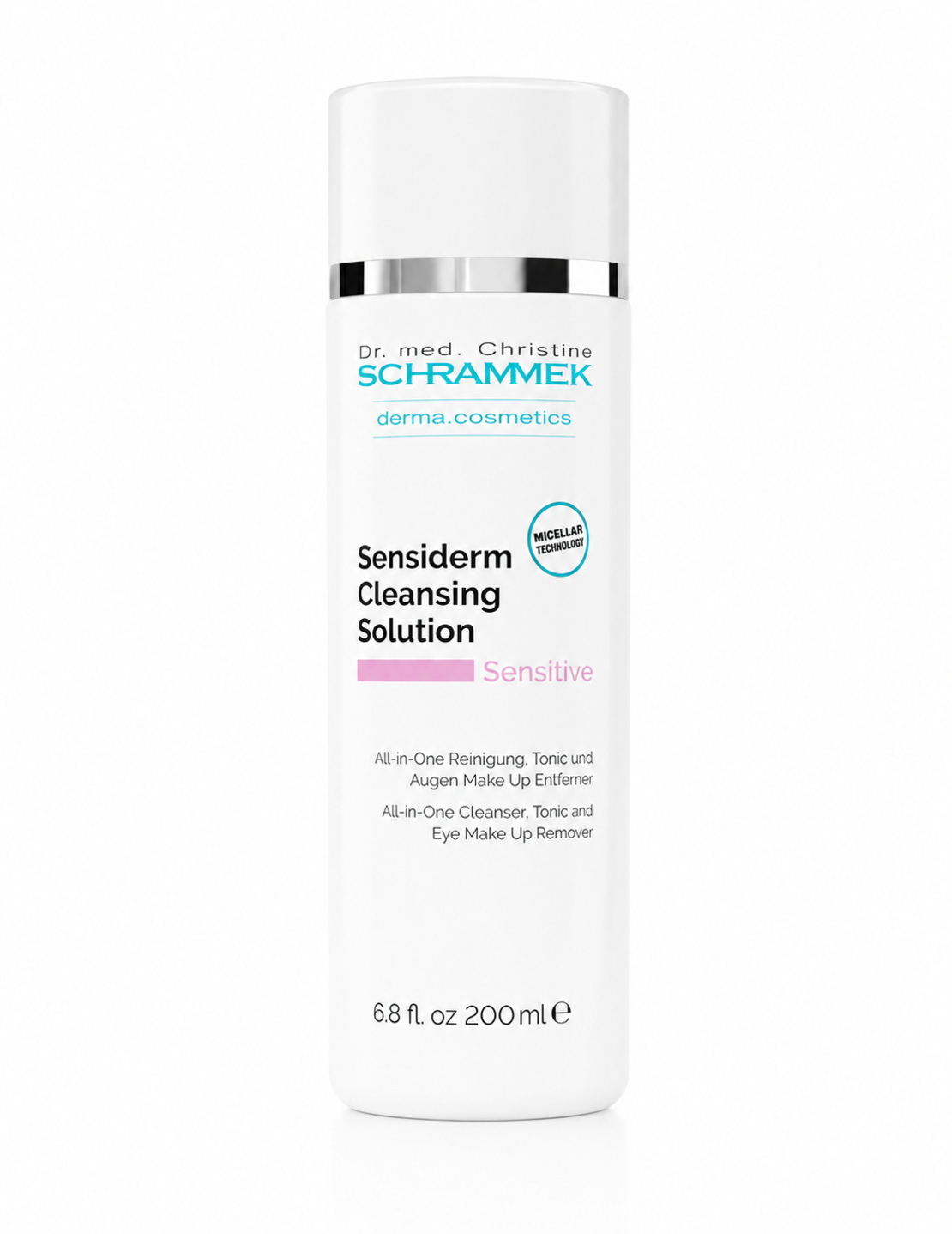 Sensiderm Cleansing Solution – מי פנים 3 ב־1 לעור רגיש | מסיר איפור, מנקה ומאזן | ד