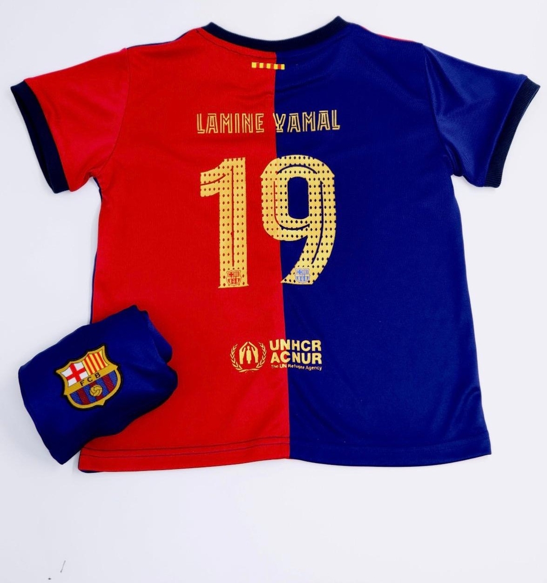 חליפות כדורגל לילדים – חולצה + מכנס | ברצלונה