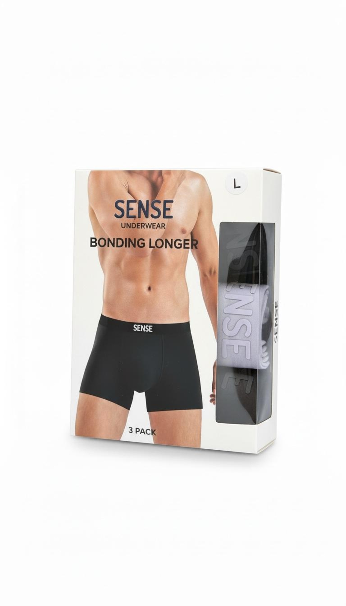 מארז 3 בוקסרים מודל ארוך לגבר