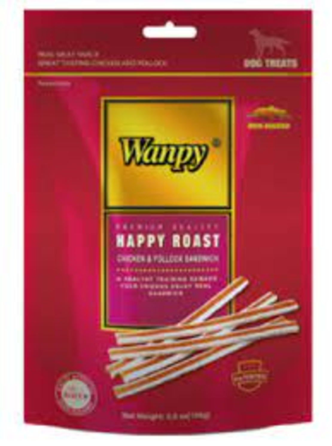 חטיף לכלב וונפי רצועות עוף רכות (סנדוויץ') - Wanpy