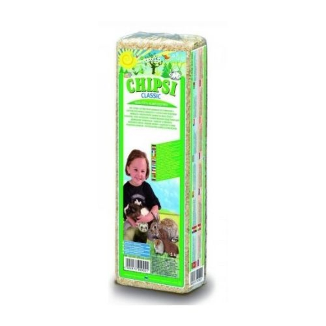 נסורת למכרסמים - chipsi classic 1KG