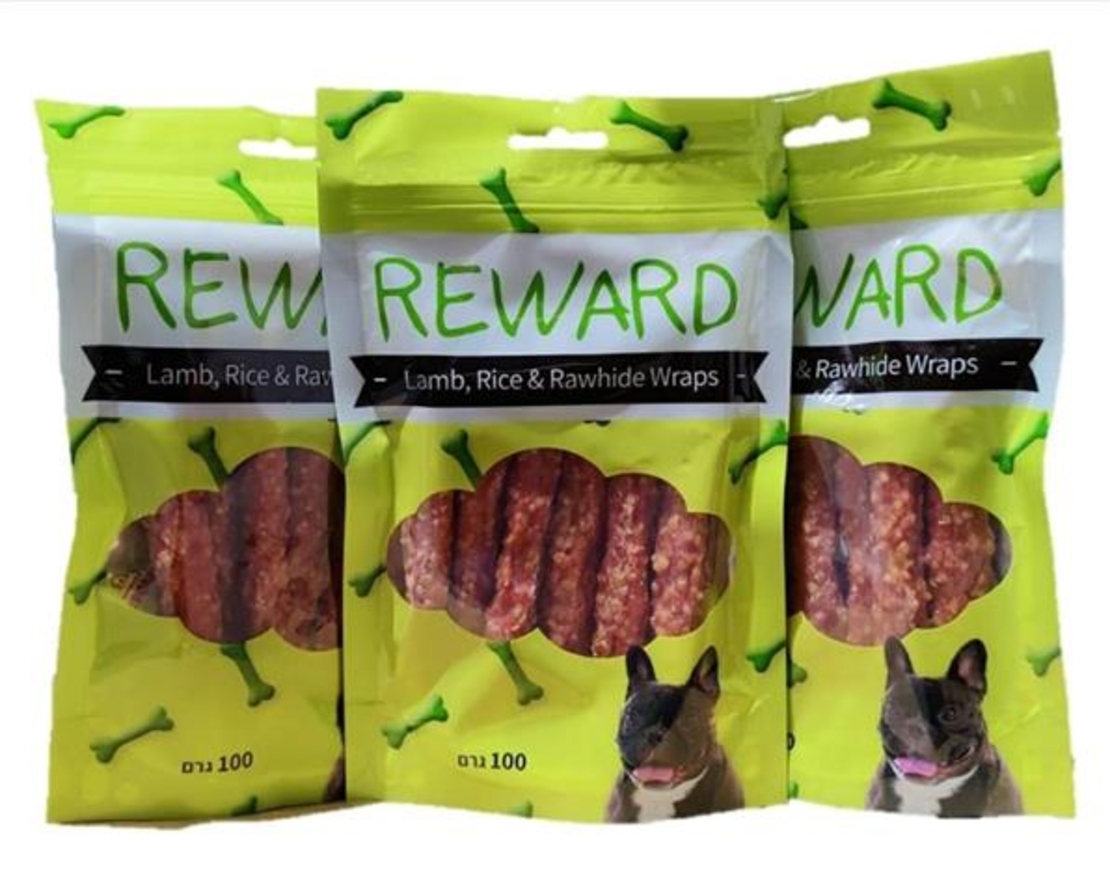 חטיף לכלב ריוורד מקלות בטעם כבש- Reward