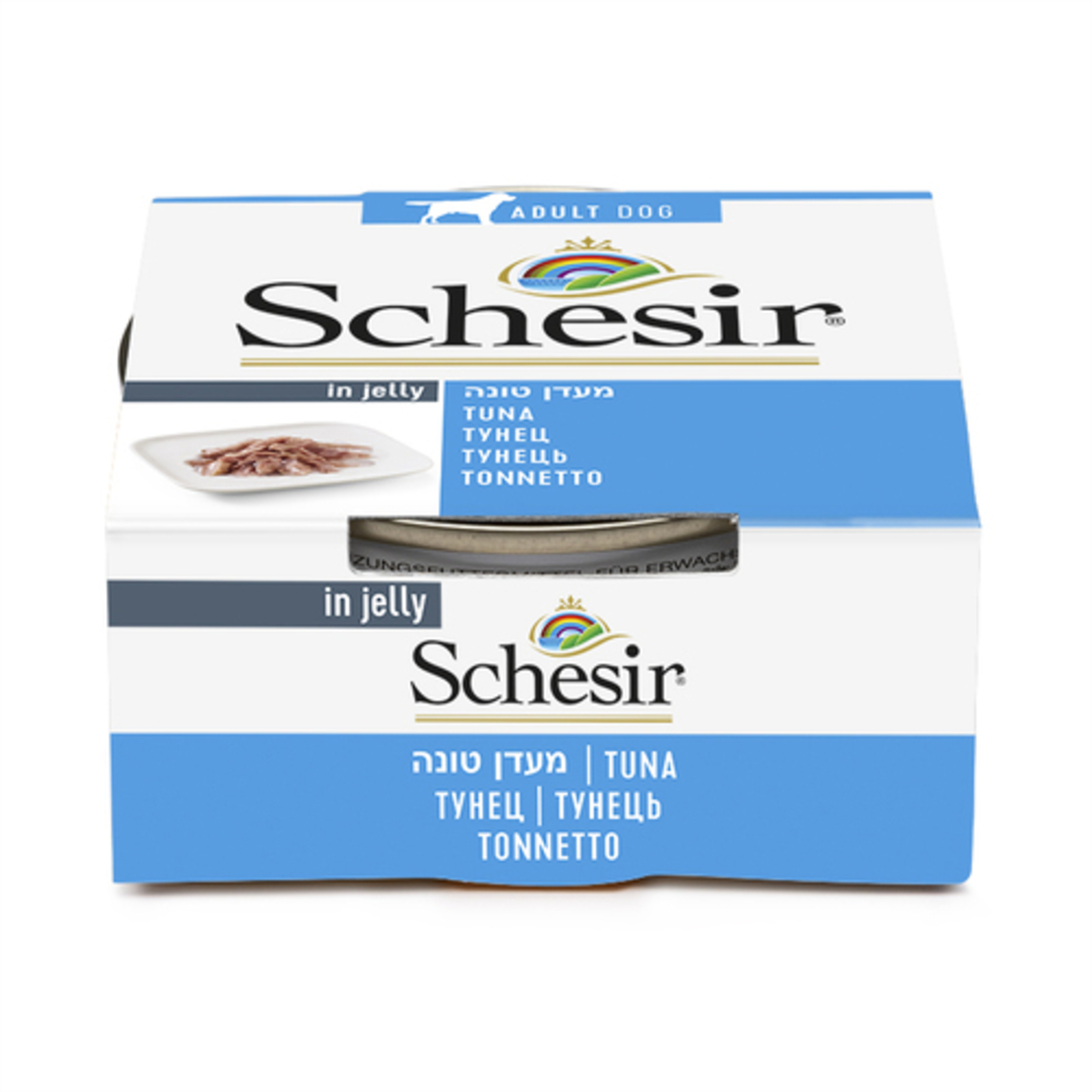שזיר לכלב מעדן טונה 150 גר' - Schesir Dog
