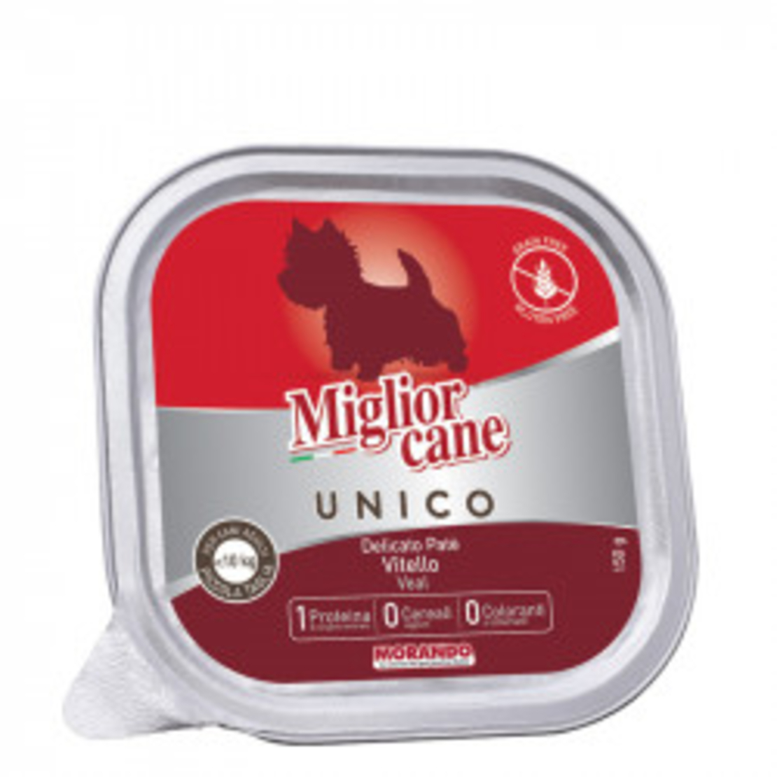 מיגליאור פטה בטעם עגל מעדן לכלב - 150 גר' Miglior cane