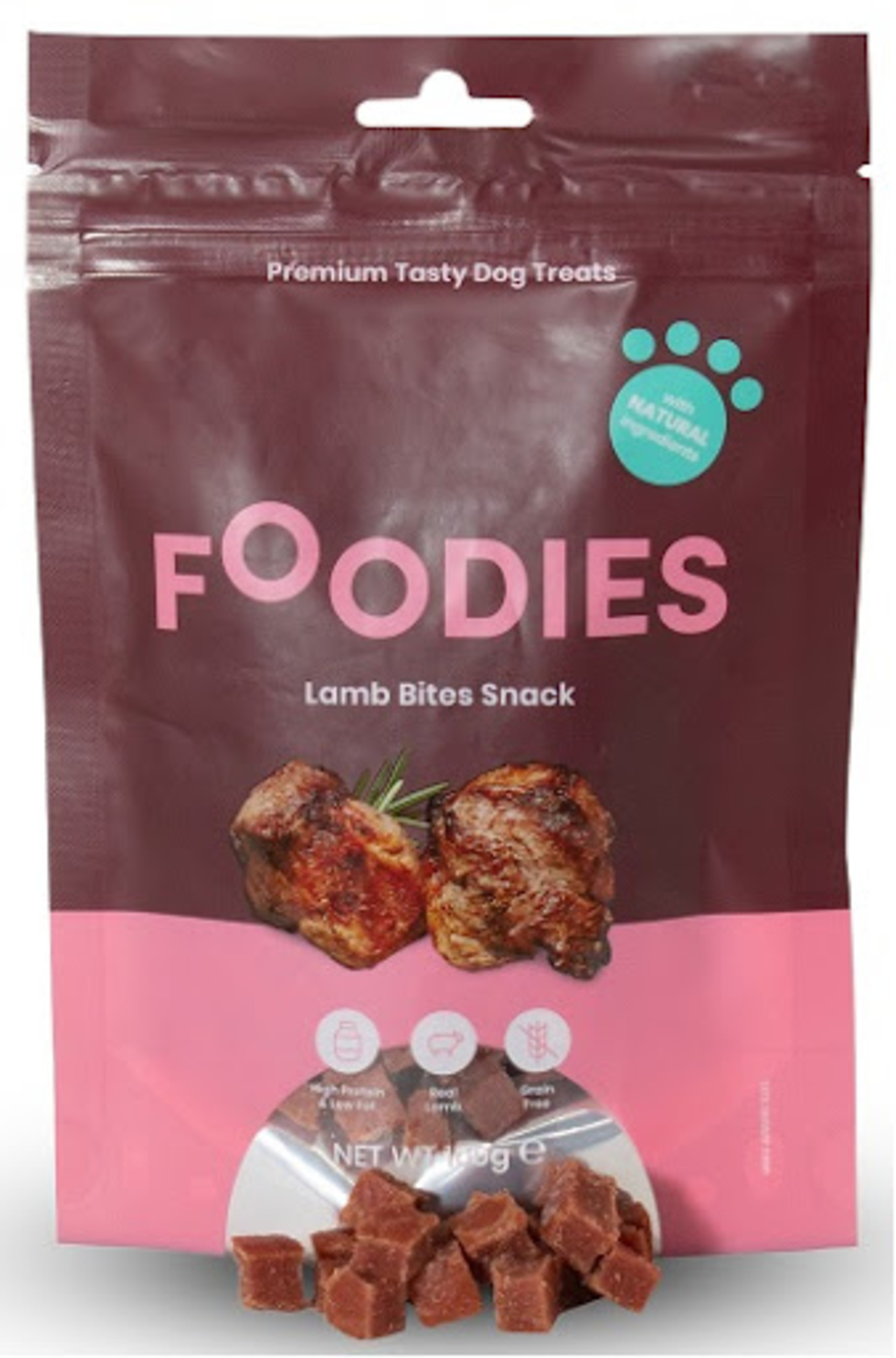 חטיף לכלב פודיס נגיסי כבש רכים - Foodies