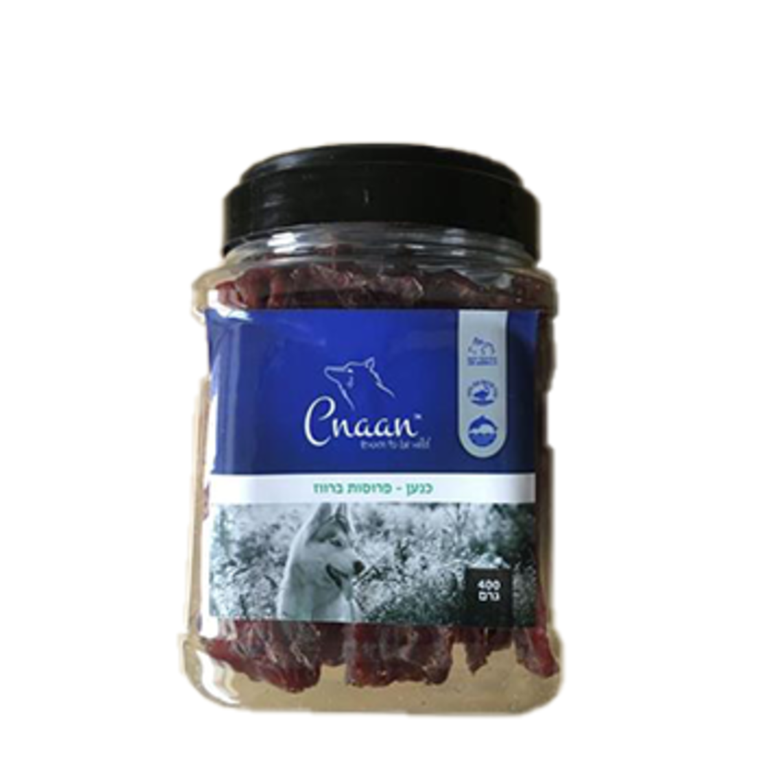 חטיף לכלב כנען Cnaan חטיף בשר רך לכלבים - פרוסות ברווז 400 גר'