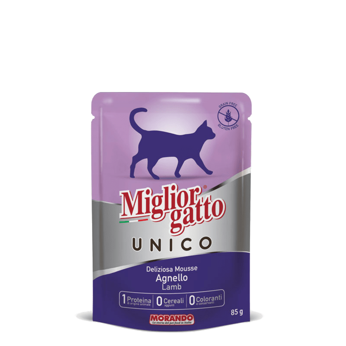 מיגליאור פאוץ' בטעם כבש מעדן לחתול - 85 גר' Miglior gatto