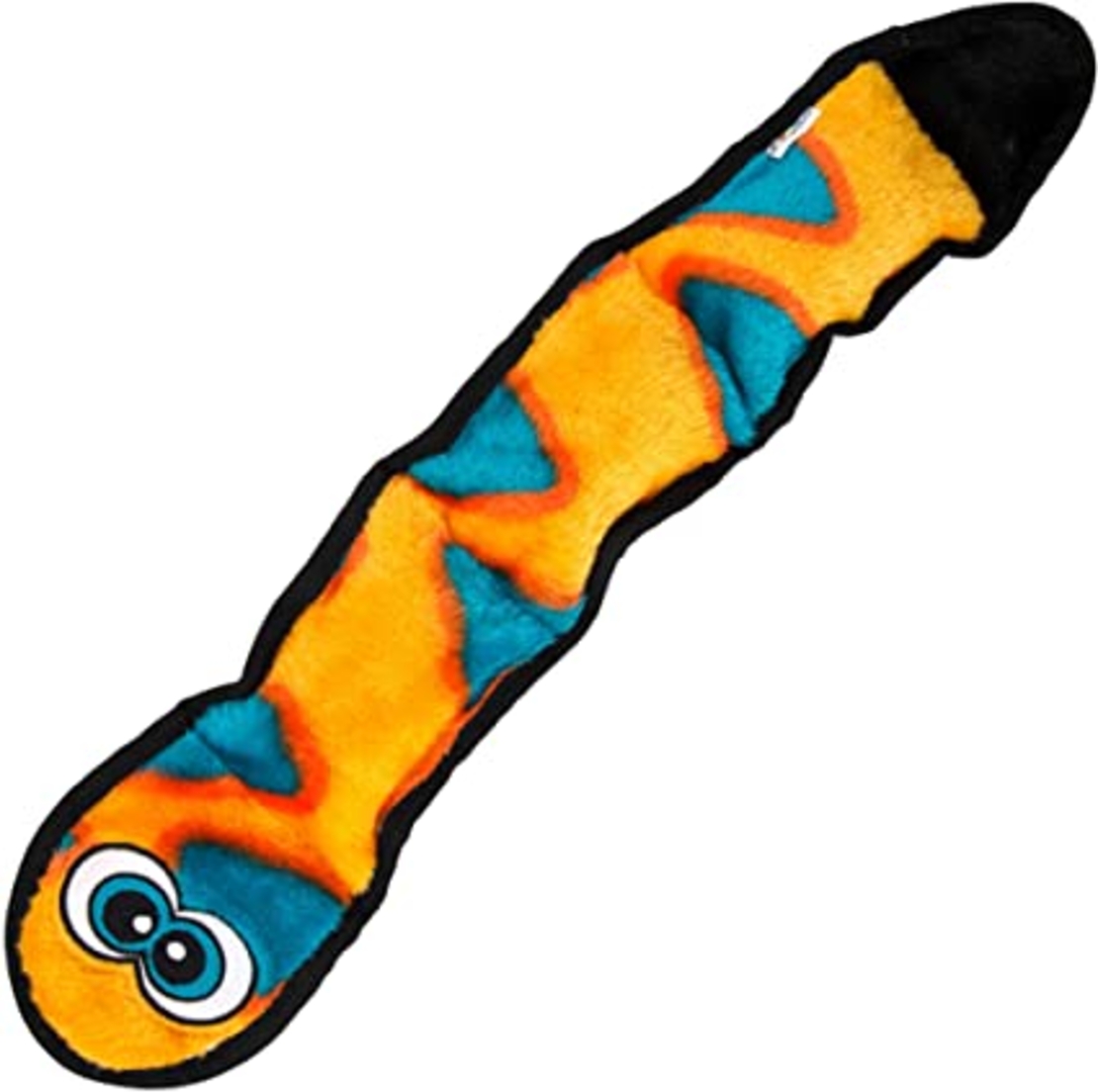 צעצוע לכלב - בובת נחש עם שלוש צפצפות