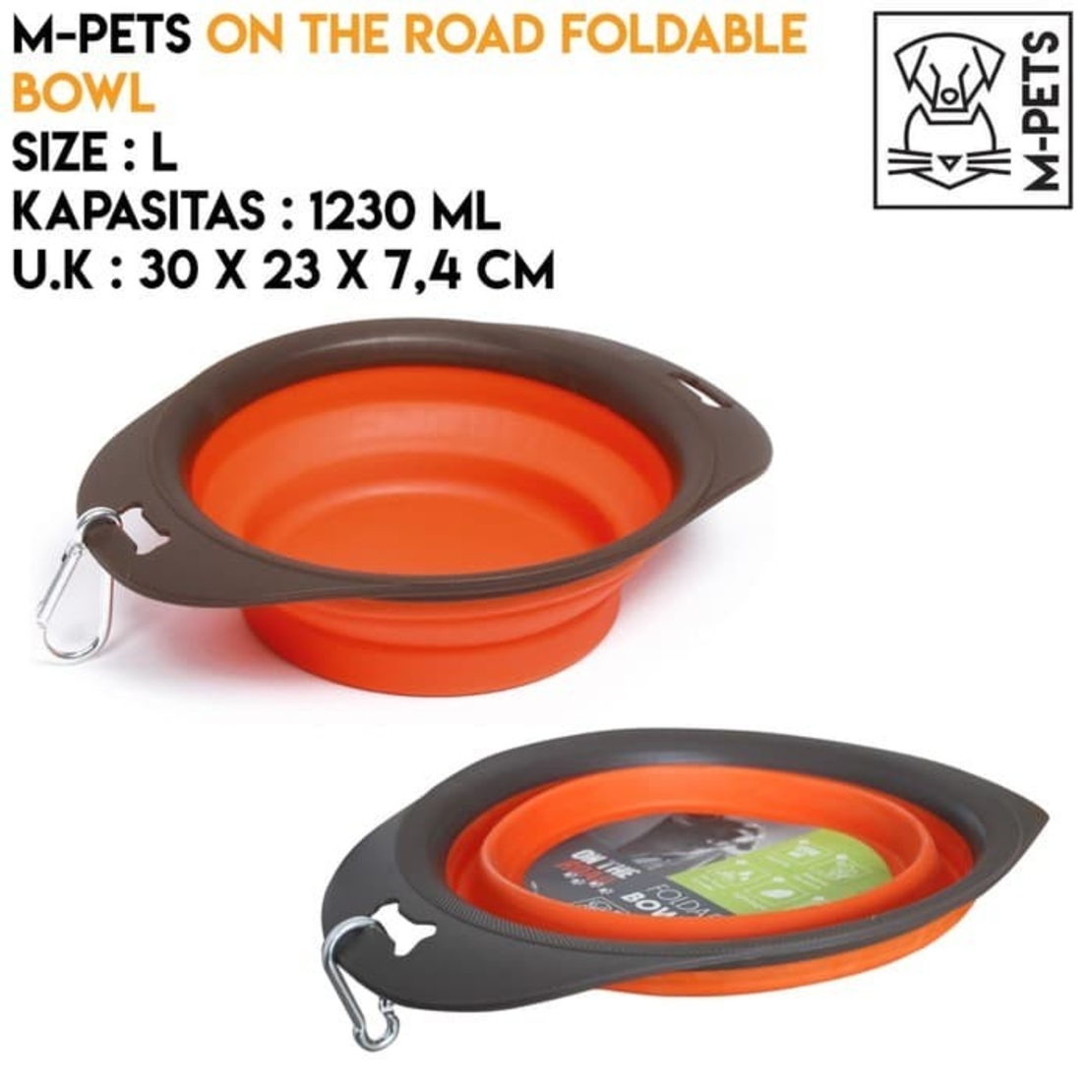 קערת סיליקון מתקפלת לטיולים - Foldable bowl