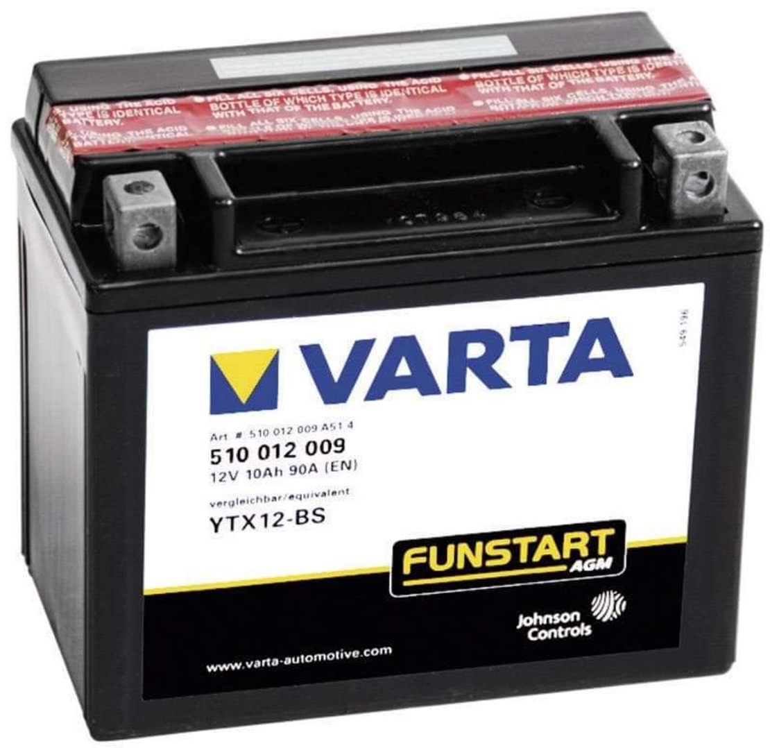 מצבר אופנוע VARTA12V