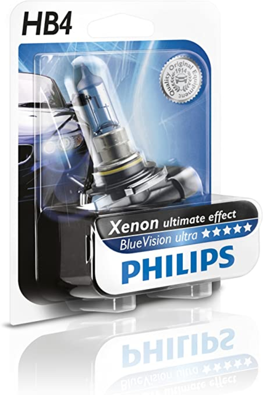 סט 2 נורות 9006 HB4 PHILIPS XENON EFFECT