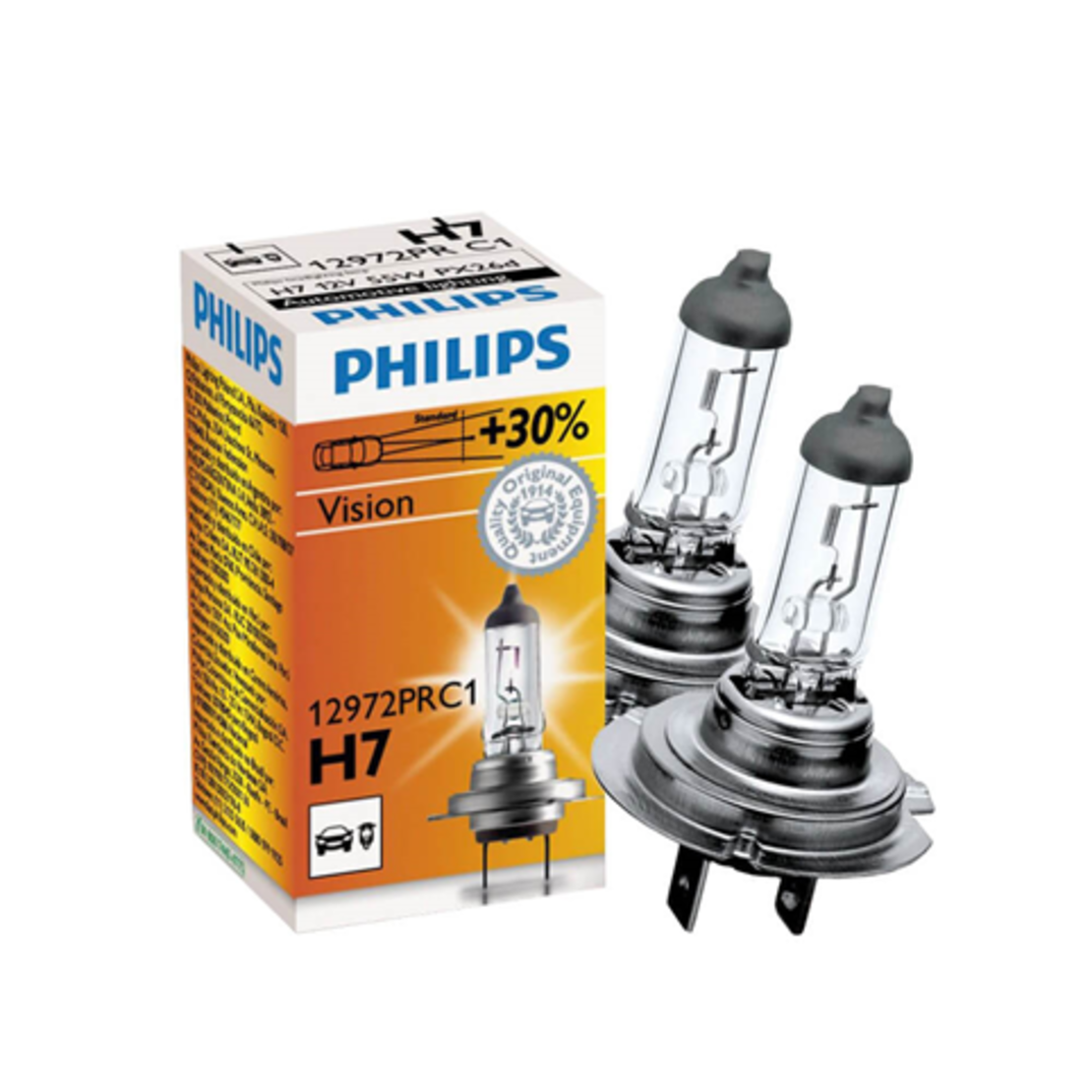 נורה ראשיתH7 Philips55w 12v
