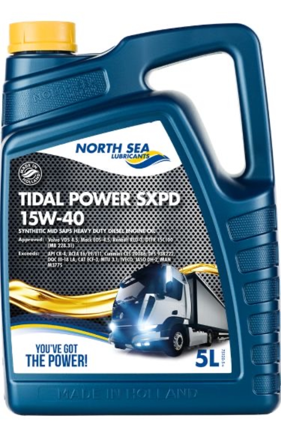 שמן מנוע TIDAL POWER 15W40 CK-4 5L