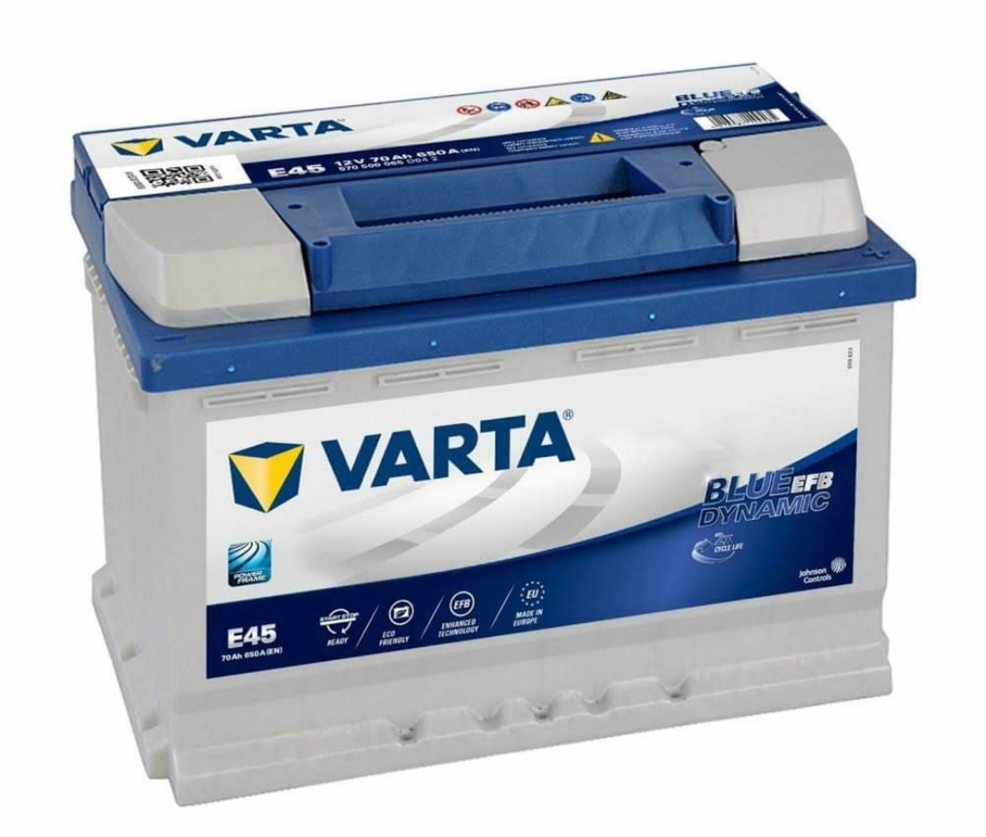 מצבר START STOPמבית VARTA שנתיים אחריות