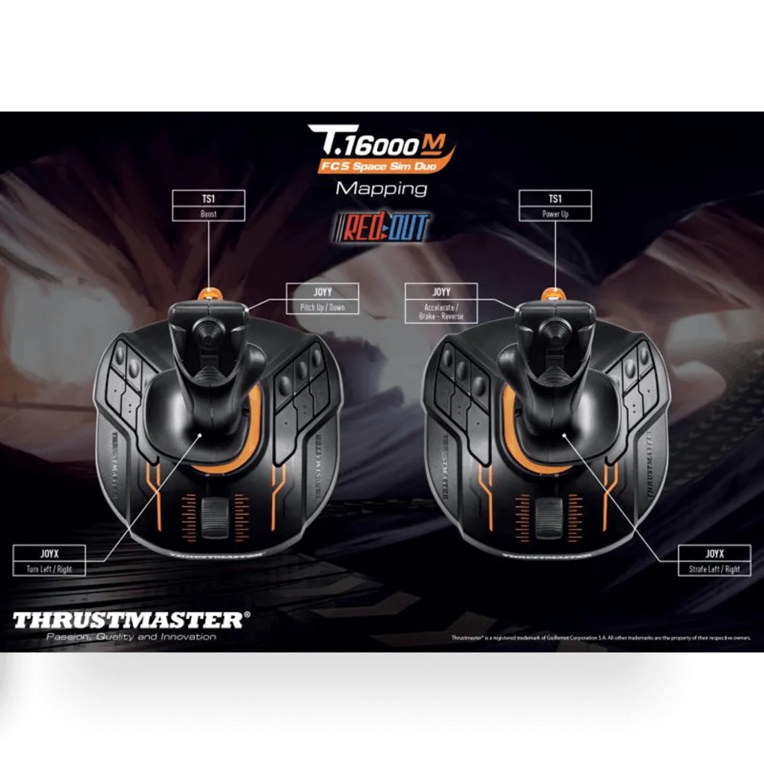 ג'ויסטיק T1600M SPAC SIM DUO לPC