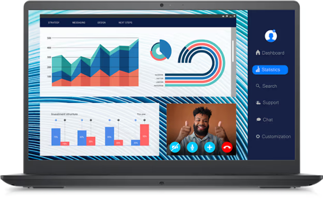 מחשב נייד Dell Vostro 14 3430 / i7-1355U / 16GB / 512GB SSD / Windows 11 Home