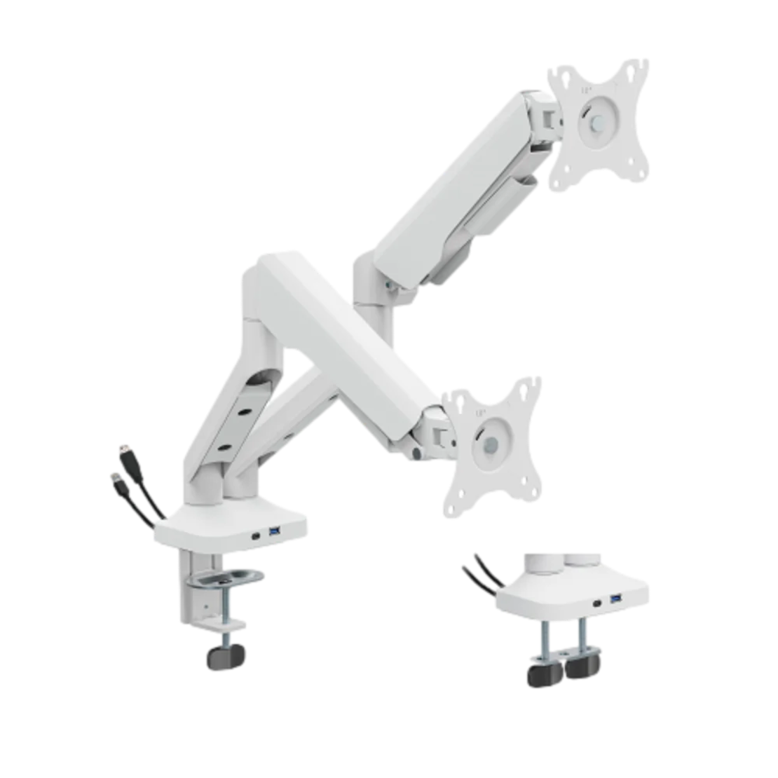 זרוע שולחנית למסך 17'-35' עם כניסת TYPE C+USB דגם LDT94-C024UCE מבית LUMI