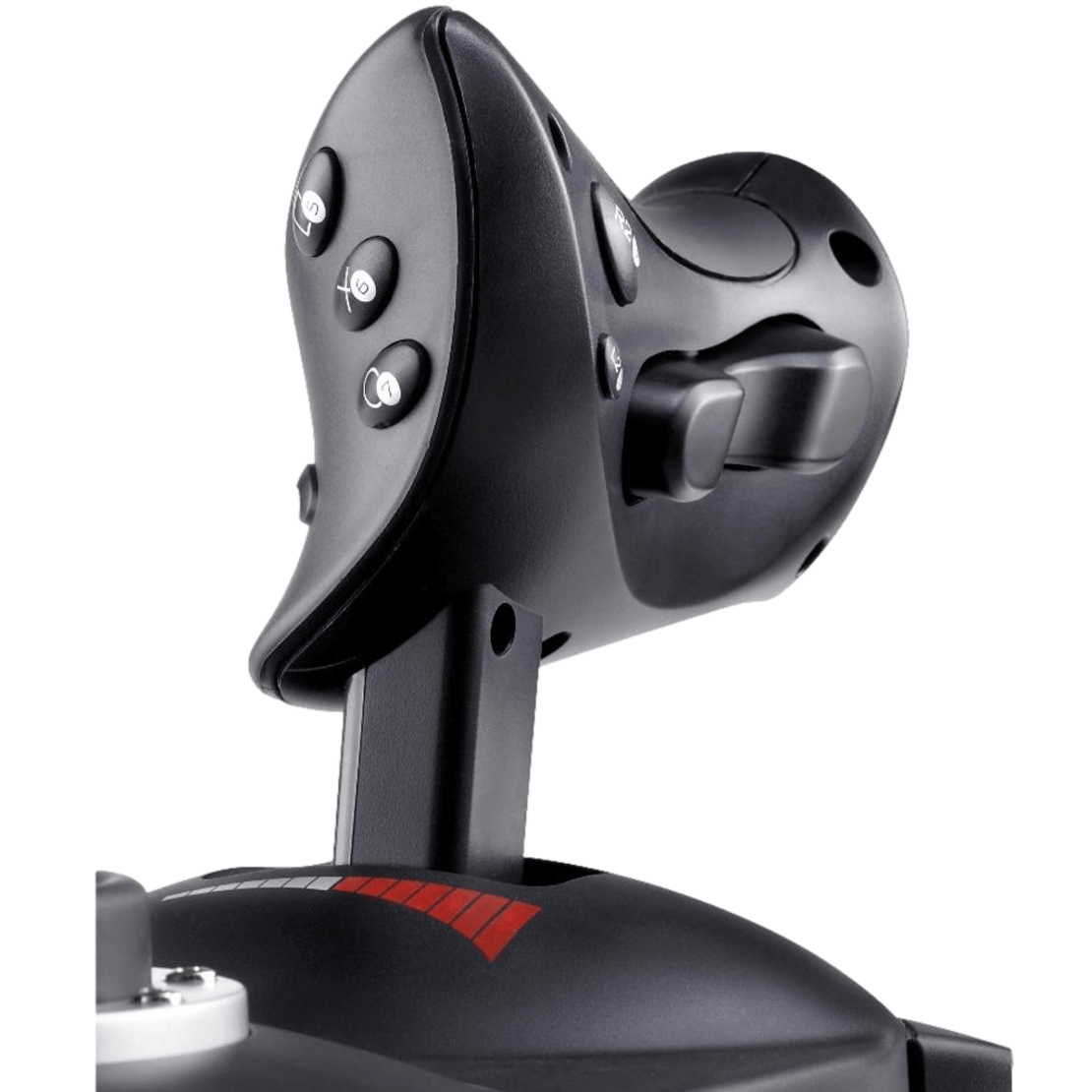 מוט היגוי ומצערת עם מערכת מייצב כפול T.Flight HOTAS X