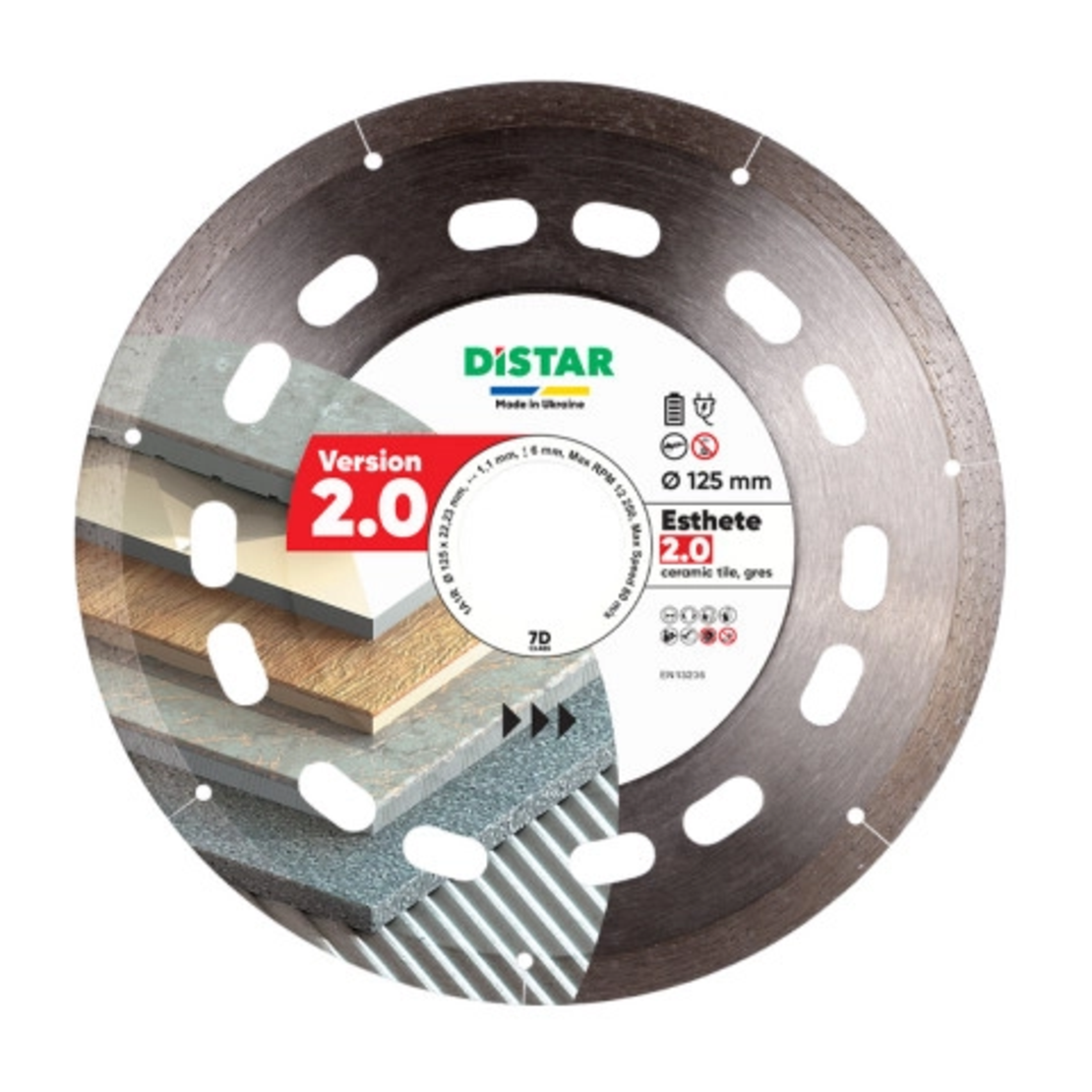 דיסק יהלום 5'' 2.0 Distar Esthete