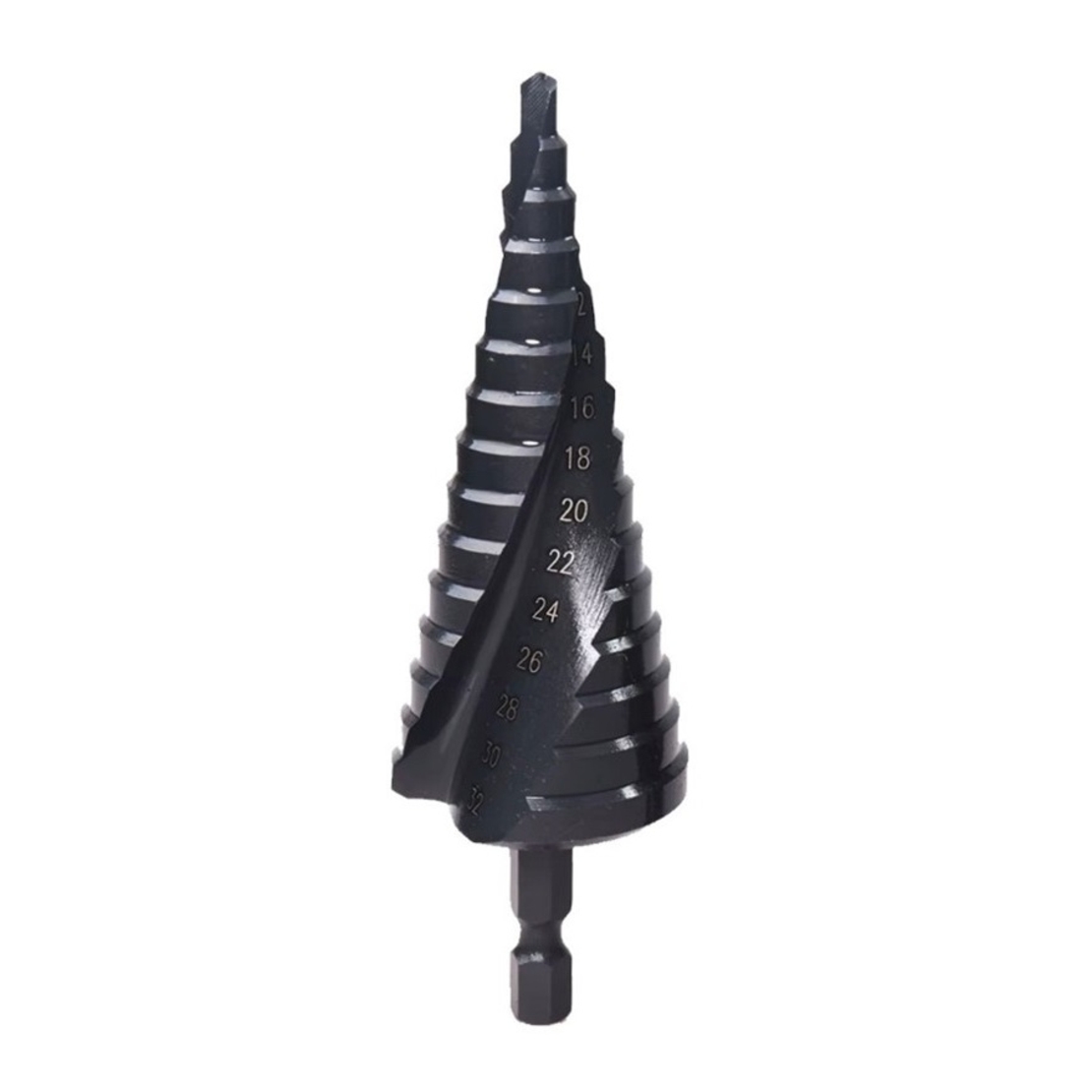 מקדח מדורג קובלט ספיראלי 4-32 מ