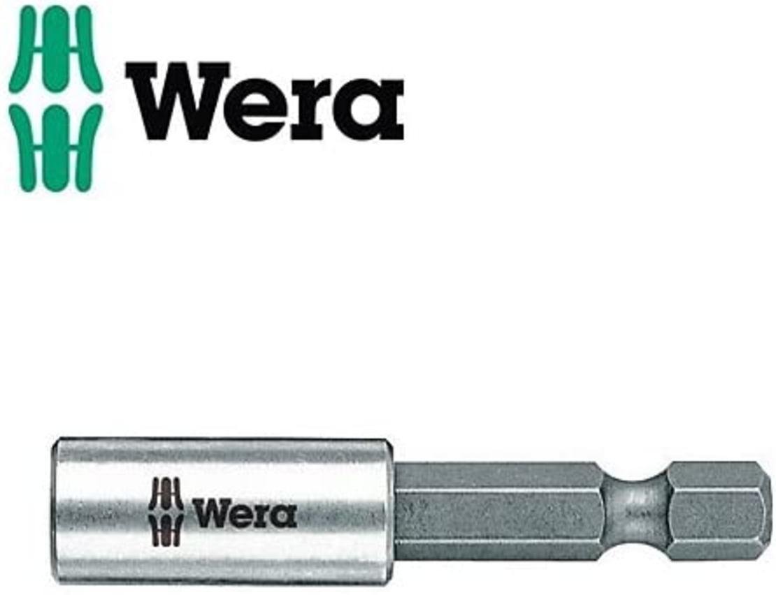 Wera Hexagon 899/4/1 Stainless Steel Sleeve Universal Bit Holder 1/4