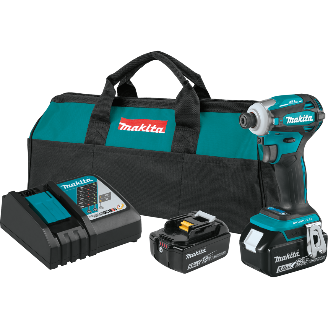מברגת אימפקט XDT19 / DTD172 עם 2 סוללות MAKITA 18V