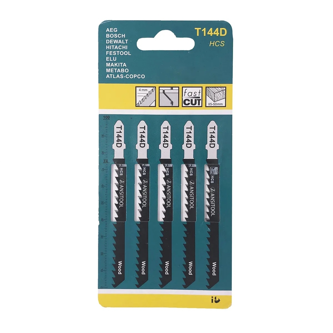 5PCS Jigsaw Blades for Wood