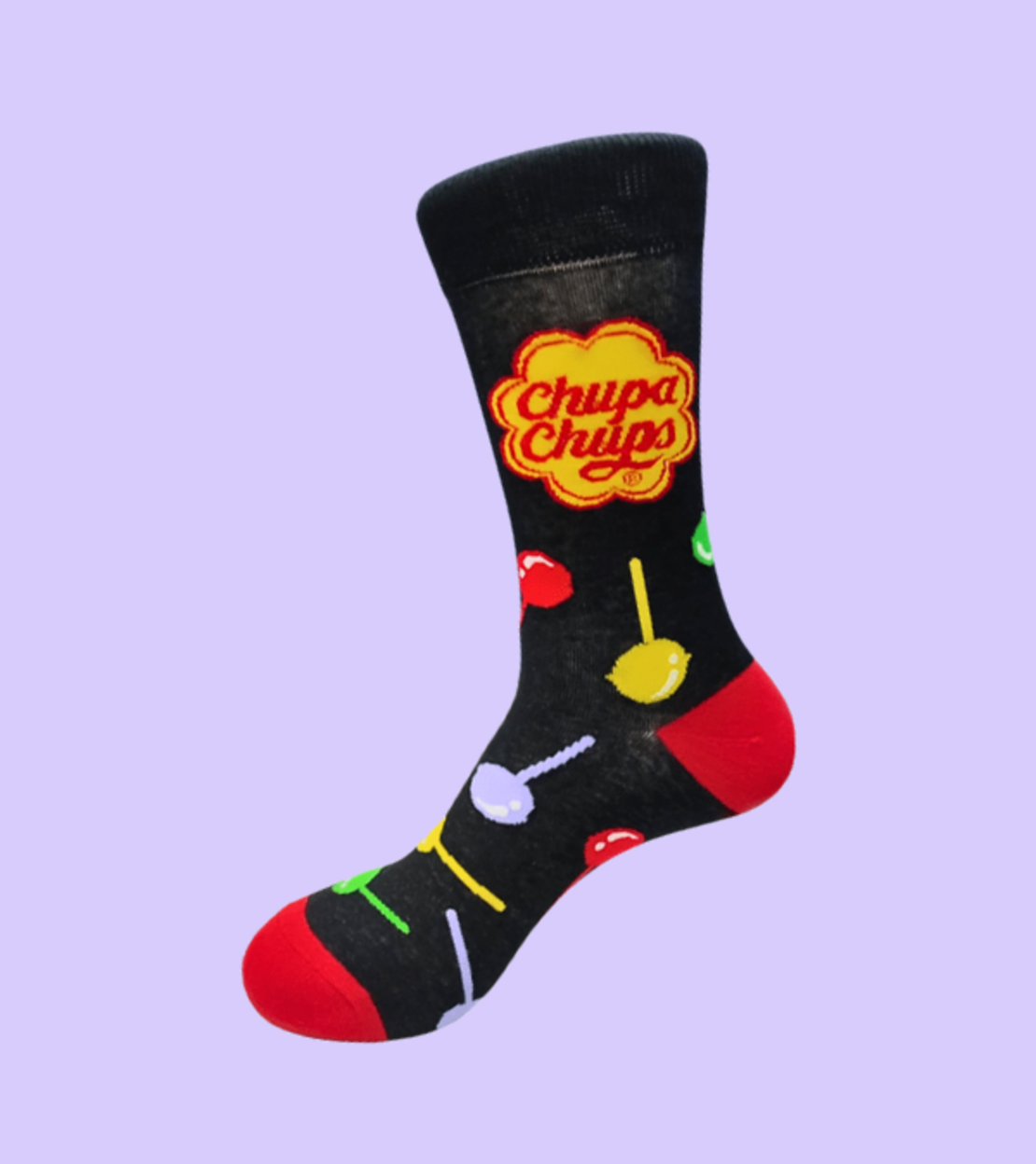 גרביים מעוצבים סוכריות על מקל צ'ופה צ'ופה