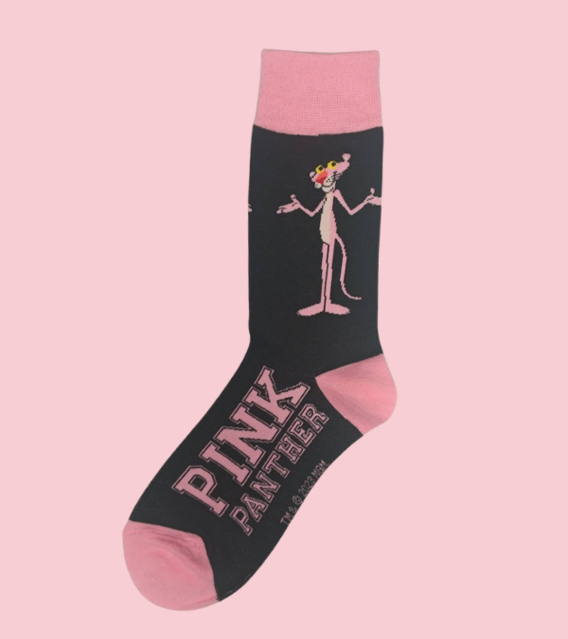 גרביים מעוצבים הפנתר הורוד so what