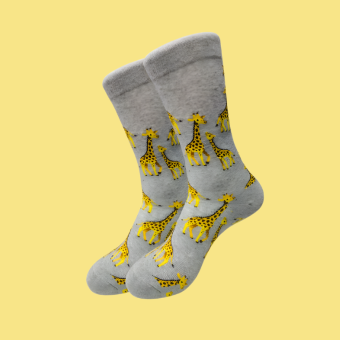 גרביים מעוצבים אמא ג'ירפה וילד