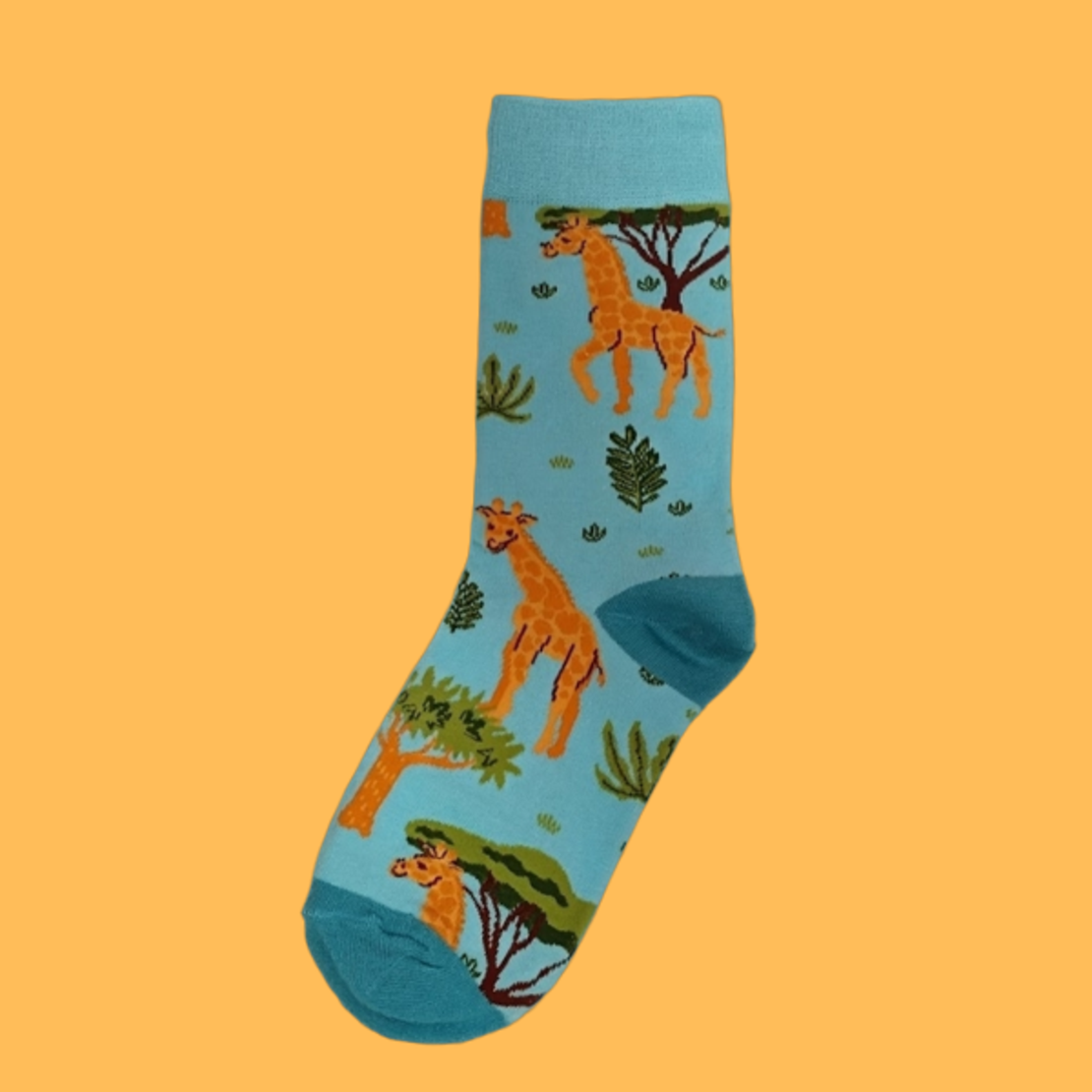 גרביים מעוצבים ג'ירף מתוק - נשים