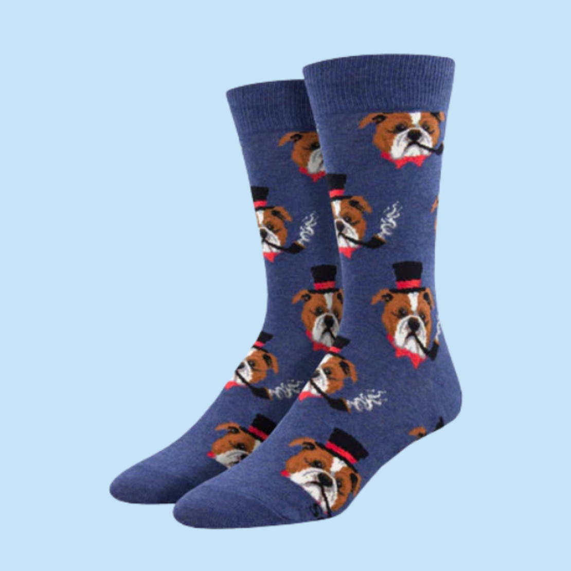 גרביים מעוצבים כלב סמוק