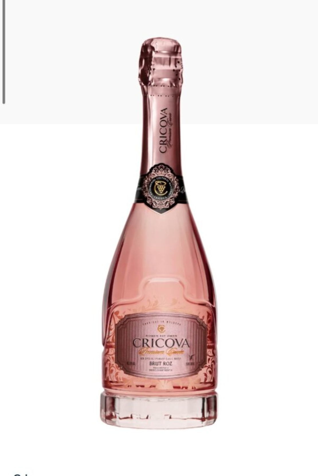 שמפניה קריקובה רוזה ברוט - Cricova Premium brut rose