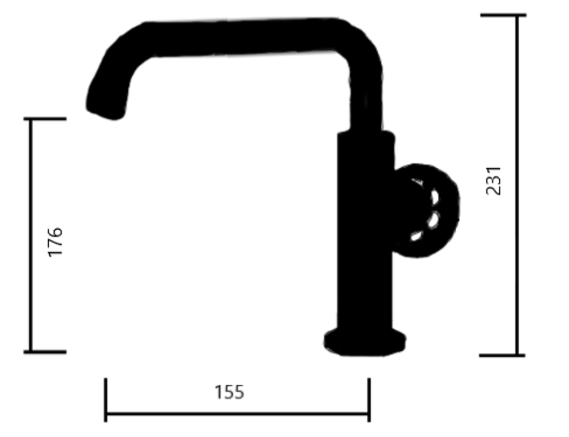 ברז מעוצב לכיור אמבטיה 705CH