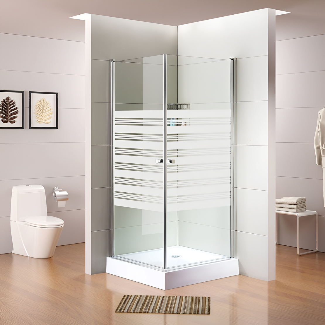 מקלחון פינתי לפי מידה IN & OUT