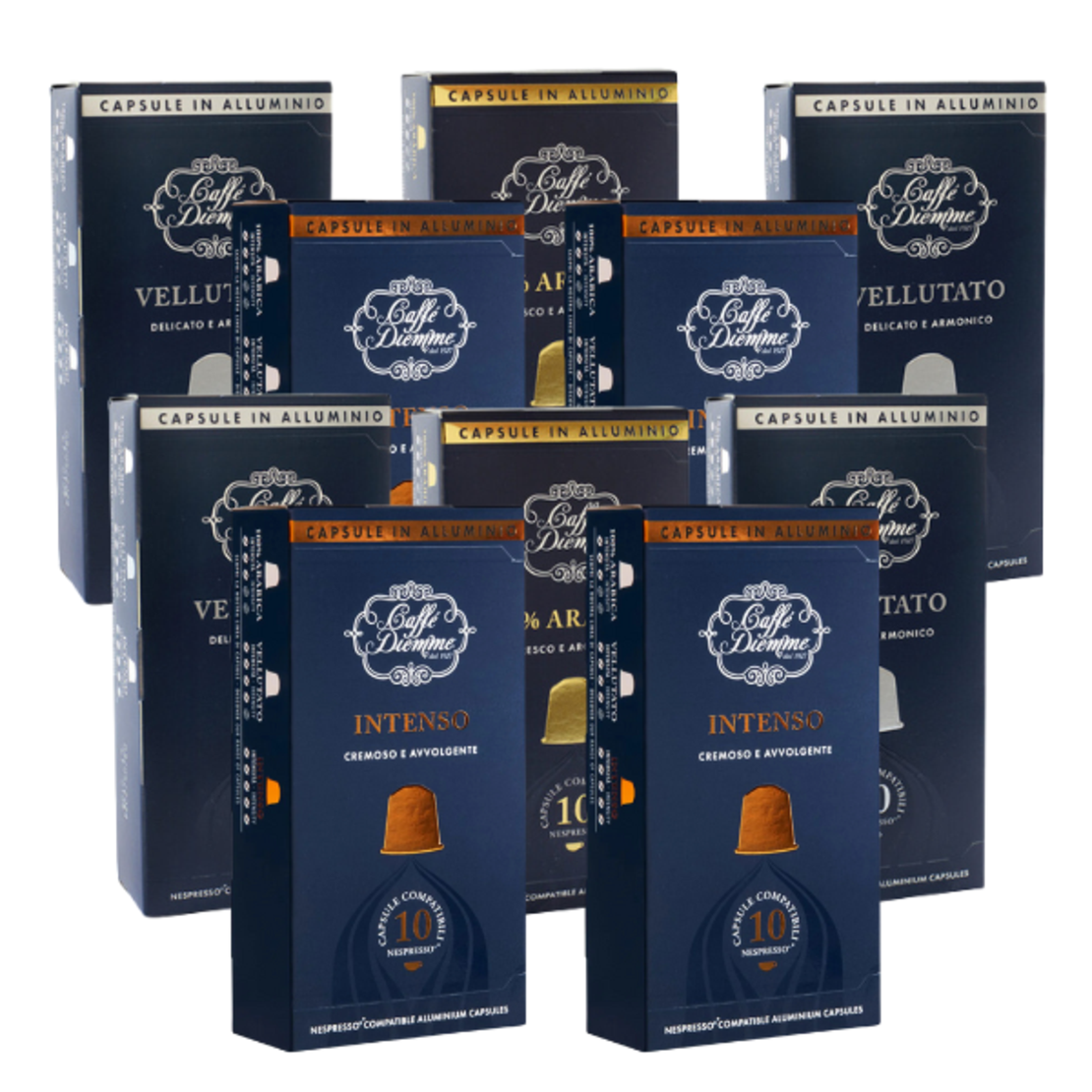 מבצע מיקס בנדל 100 קפסולות קפה Diemme סוג הקלייה - לפי בחירה