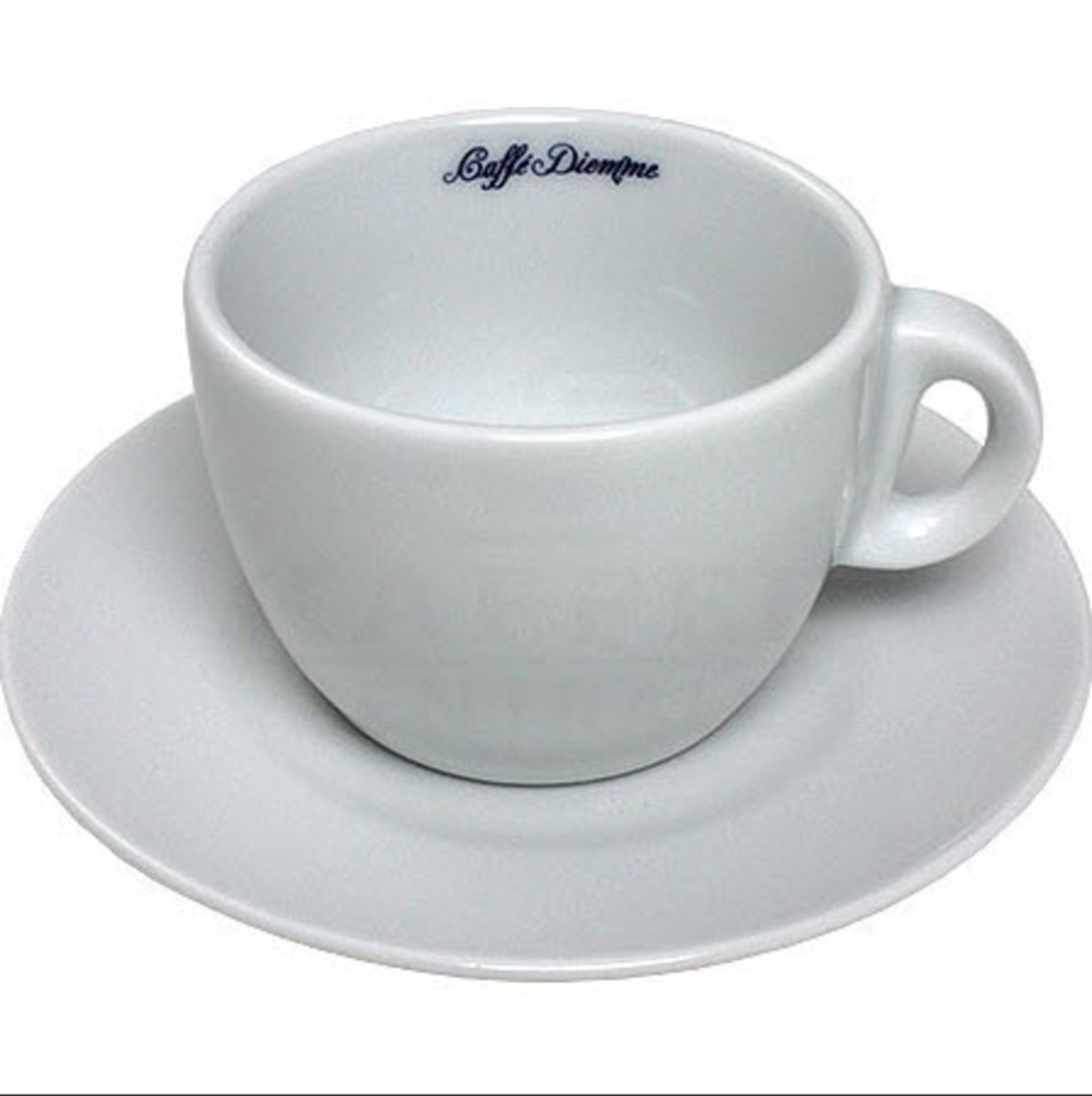 ספל קפה קפוצ'ינו + תחתית של דיאמה