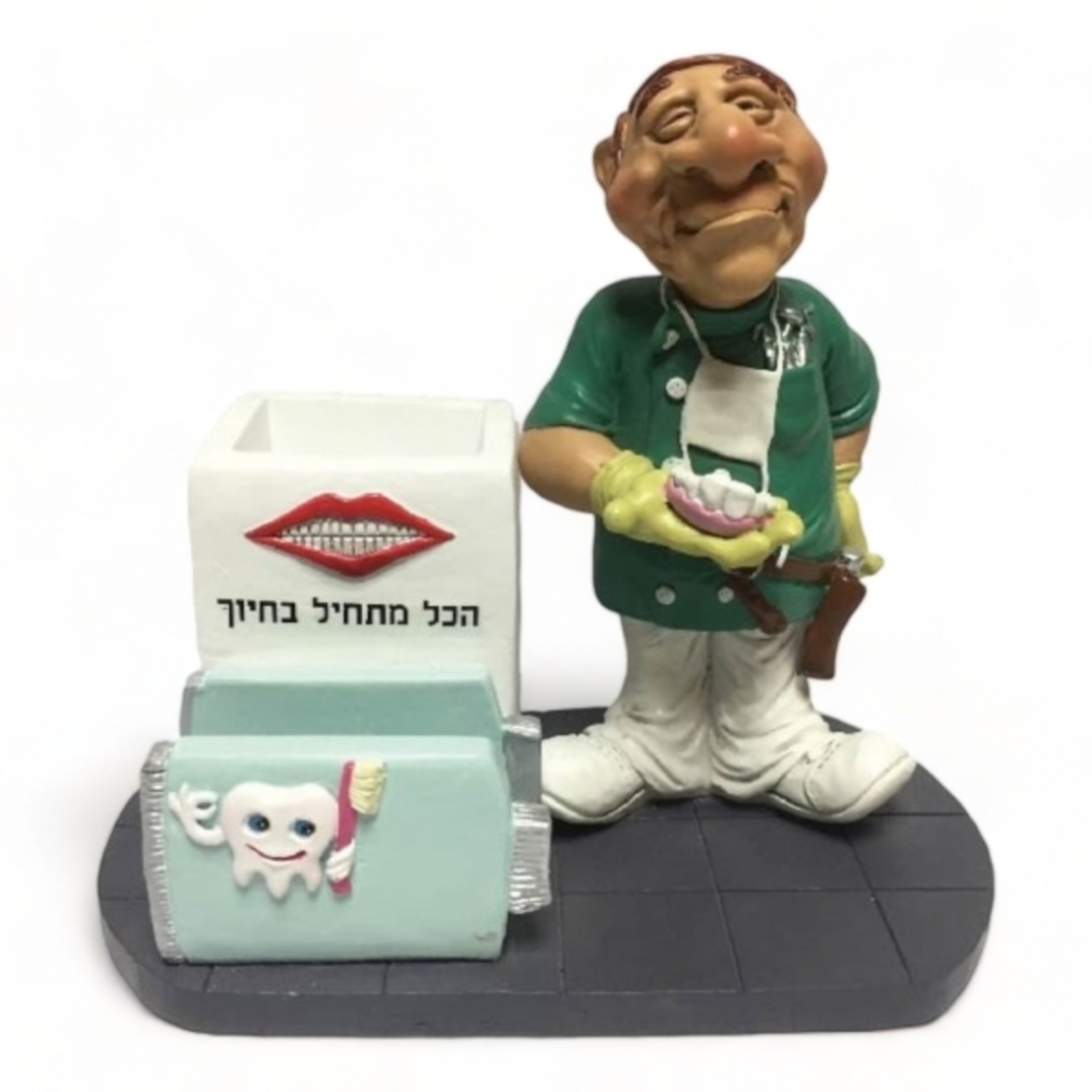 סט משרדי קריקטורה-רופא שיניים